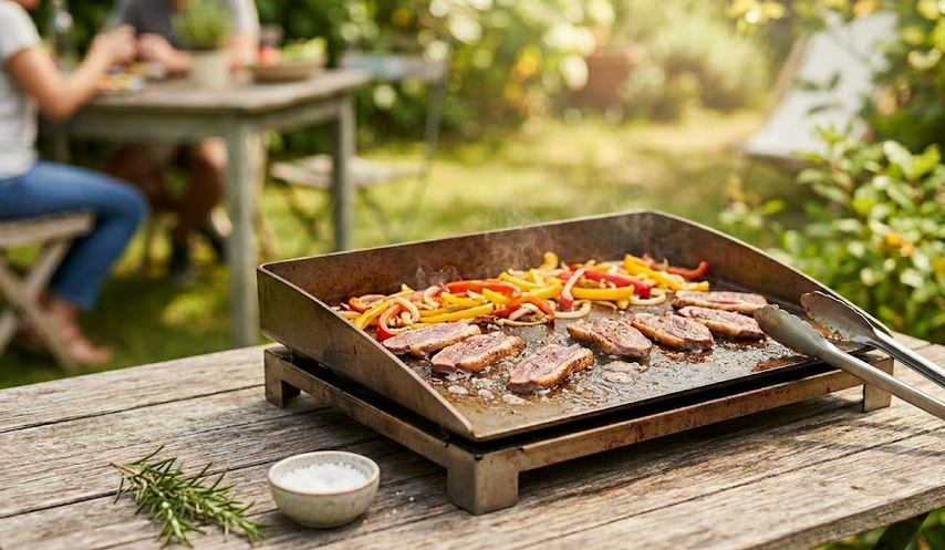 Plancha grillage été